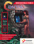 Contra arcade flyer - Front