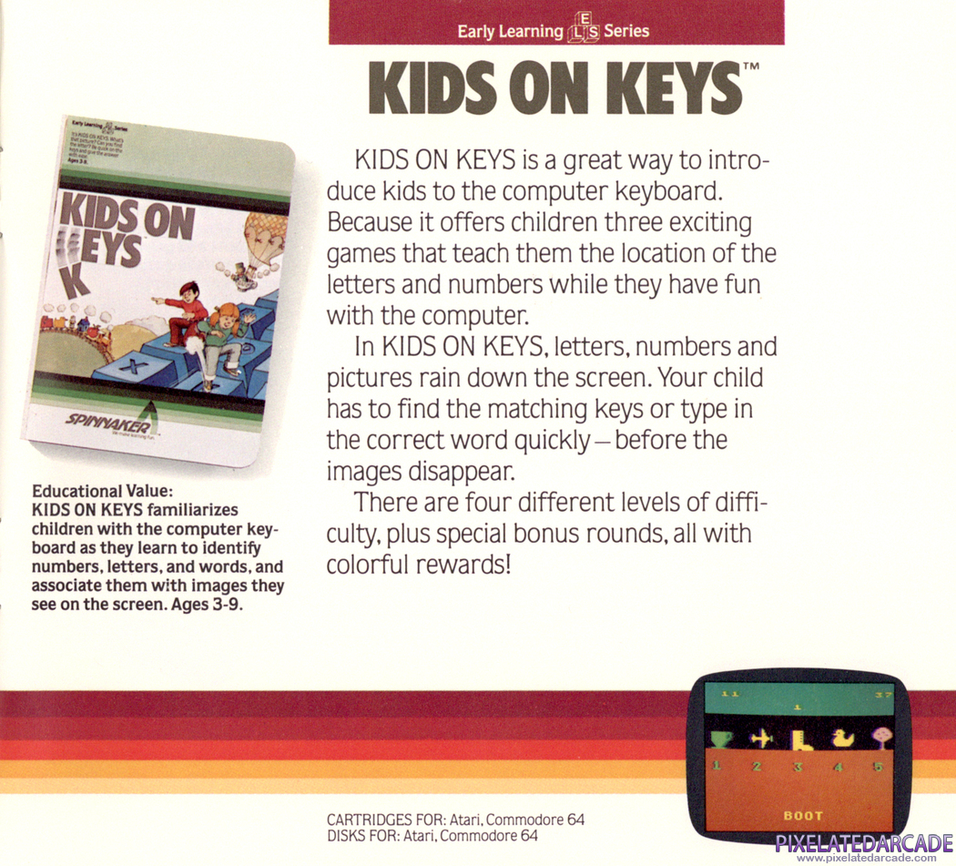 Kids on Keys Advertisement: Spinnaker 1983 product catalog