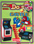 Mr. Do!'s Castle arcade flyer - Front