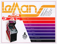 Le Mans arcade flyer - Front