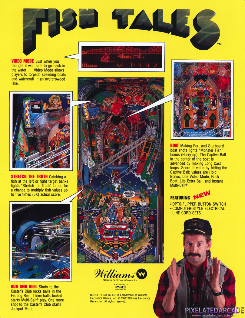Fish Tales Advertisement: Fish Tales flyer - Back