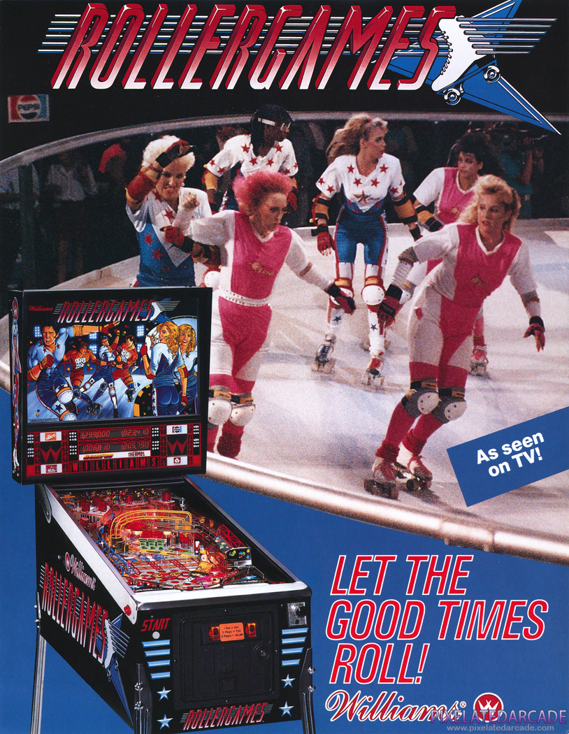 Rollergames Advertisement: Rollergames flyer - Front