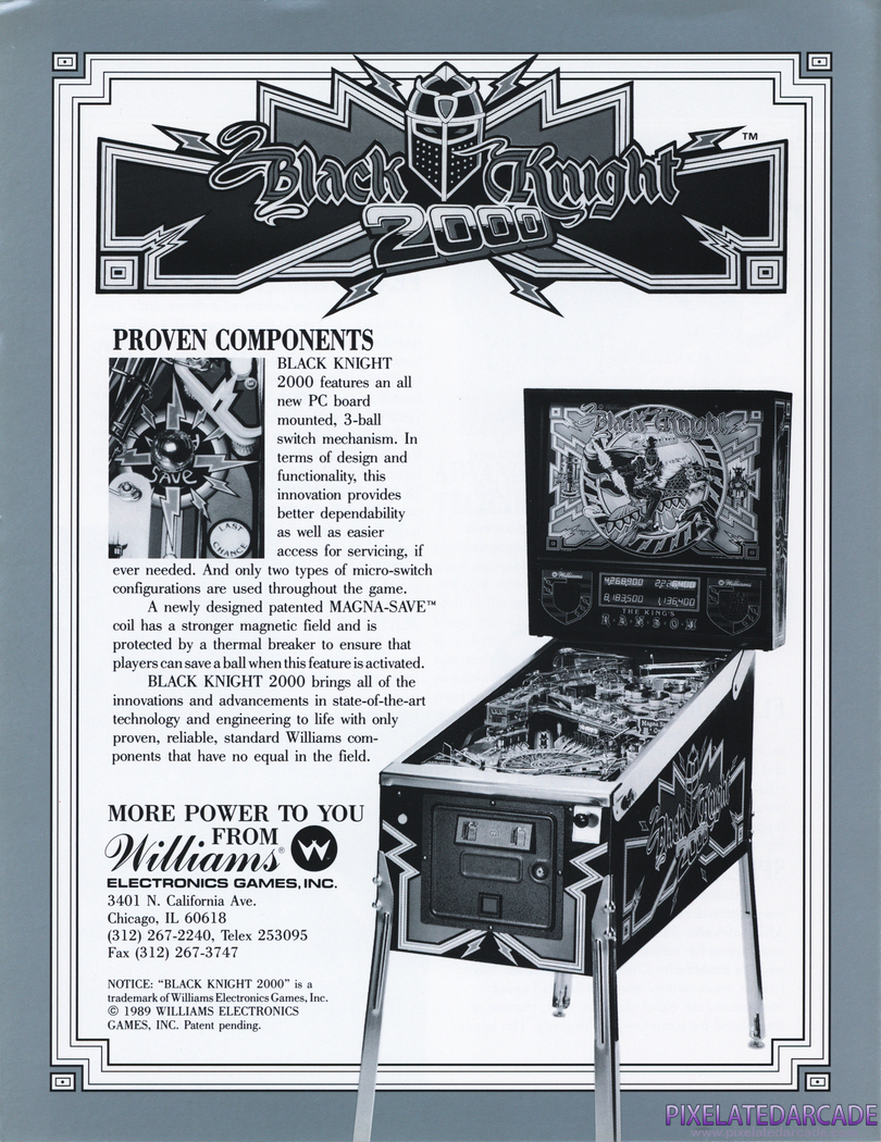 Black Knight 2000 Advertisement: Black Knight 2000 flyer (Black & White version) - Page 4