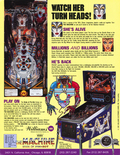 Bride of Pin-Bot flyer - Back