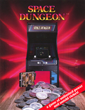 Space Dungeon arcade flyer - Front