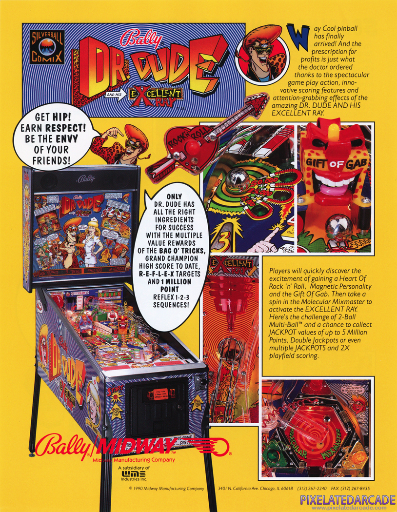 Dr. Dude and His Excellent Ray Advertisement: Front