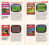 Activision Summer 1982 product catalog