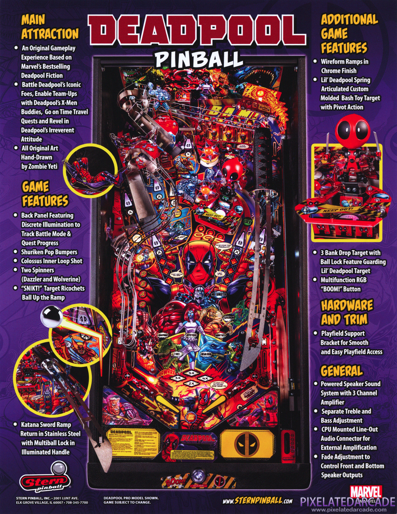 Deadpool Advertisement: Deadpool (Pro Model) flyer - Back