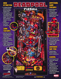 Deadpool (Pro Model) flyer - Back