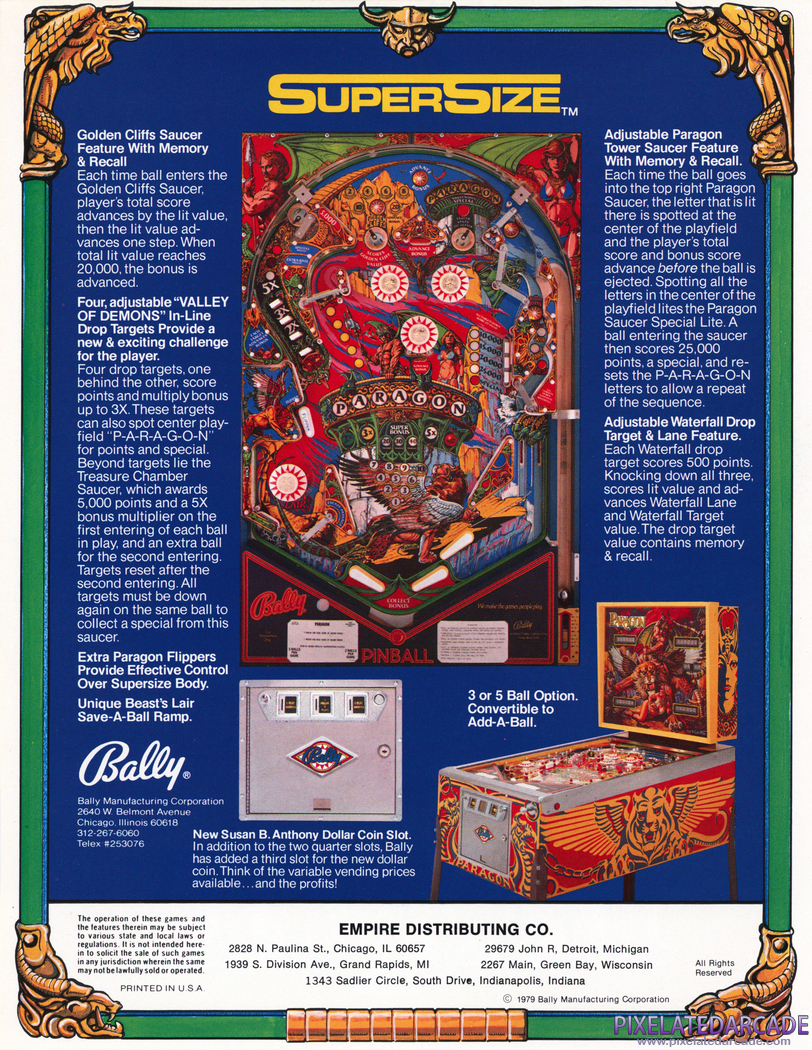 Paragon Advertisement: Paragon flyer - Back