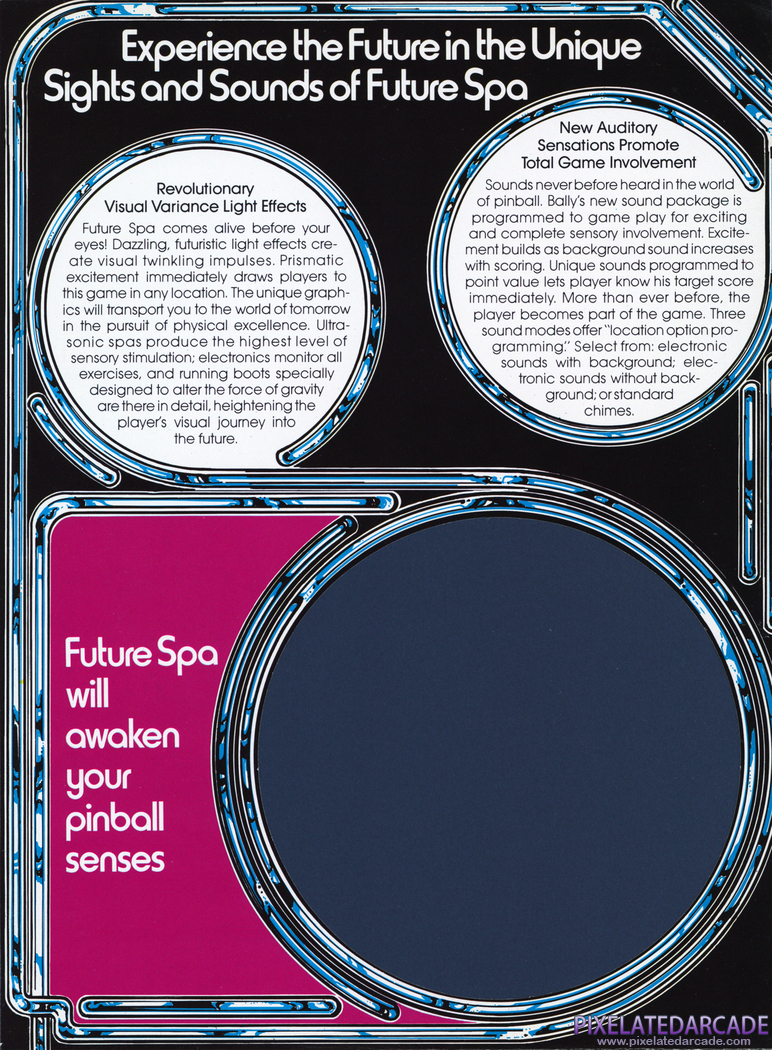 Future Spa Advertisement: Future Spa flyer - Inside Top