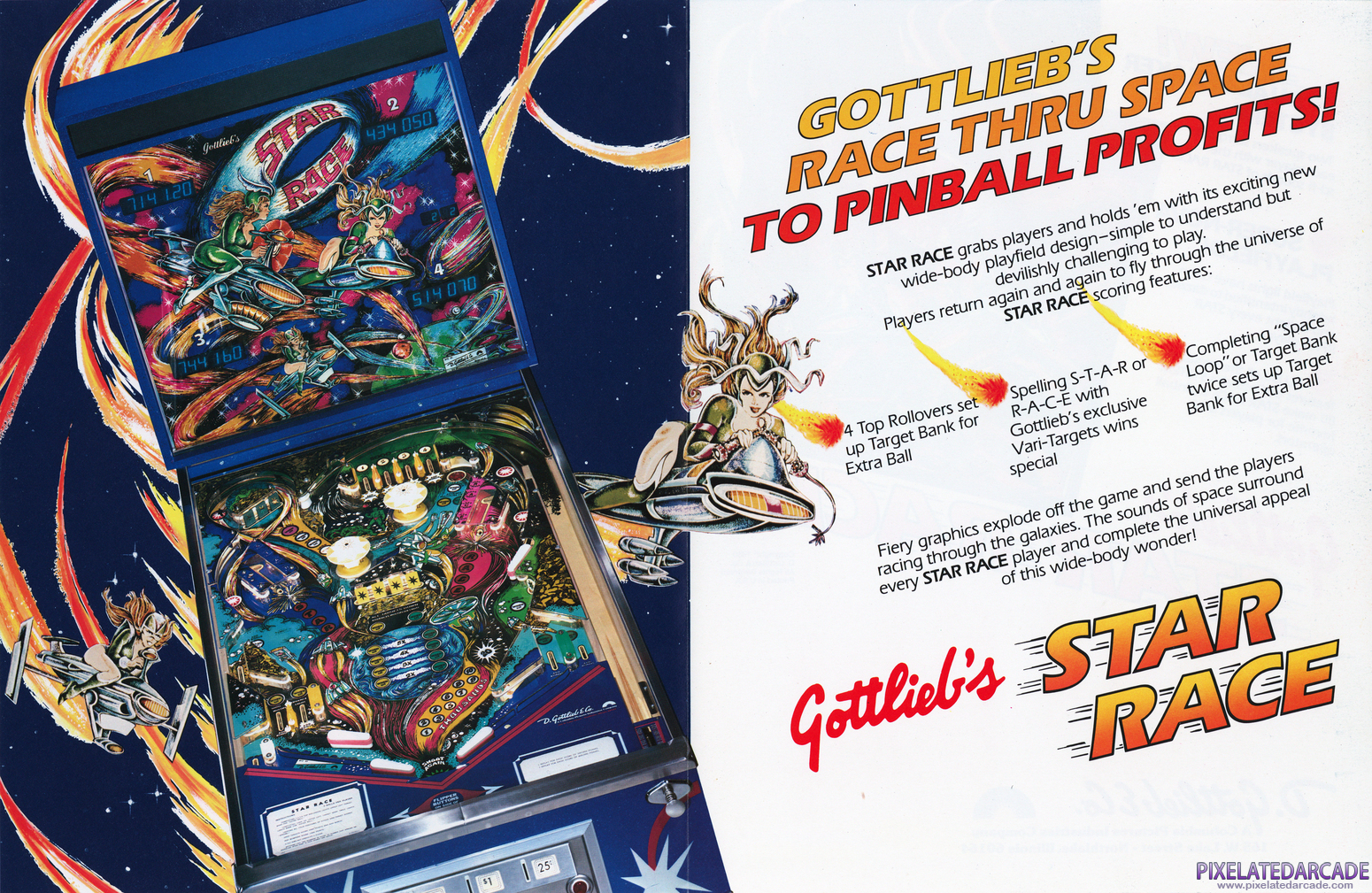 Star Race Advertisement: Star Race flyer - Inside Left/Right combined