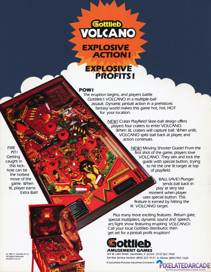 Volcano Advertisement: Volcano flyer - Back