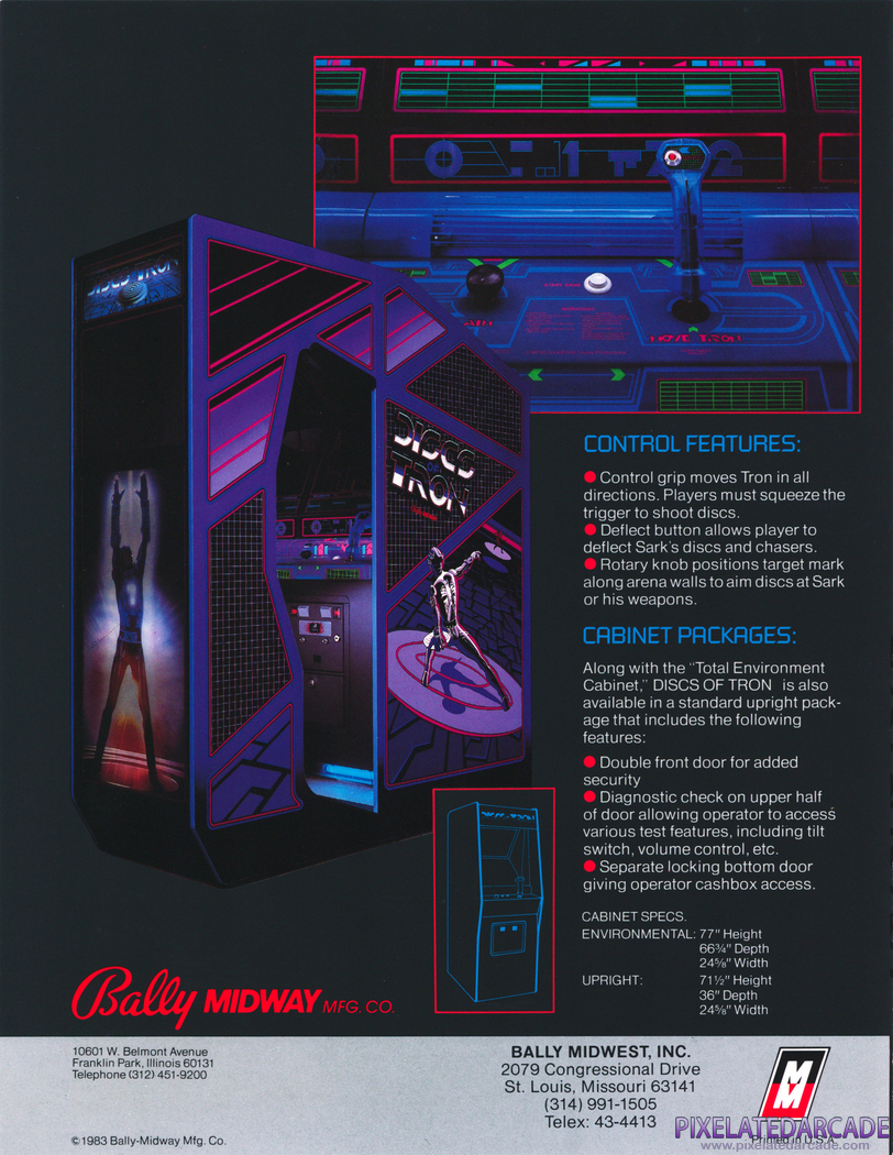 Discs of TRON Advertisement: Back