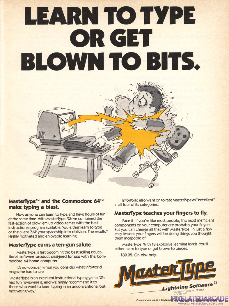 MasterType Advertisement: August 1983 magazine ad