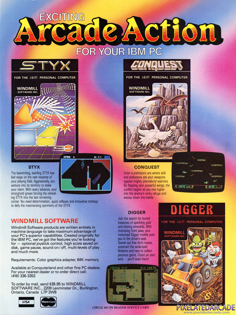 Styx Advertisement: February 1984 magazine ad