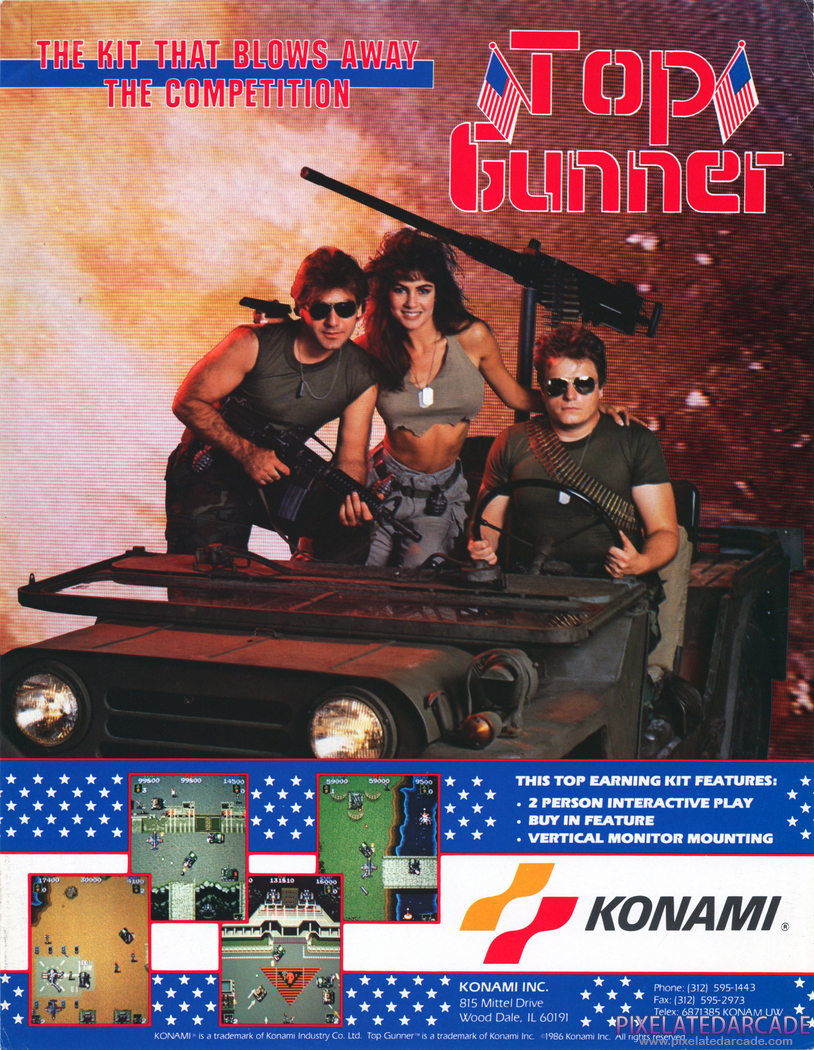 Jackal Advertisement: Top Gunner flyer - Front