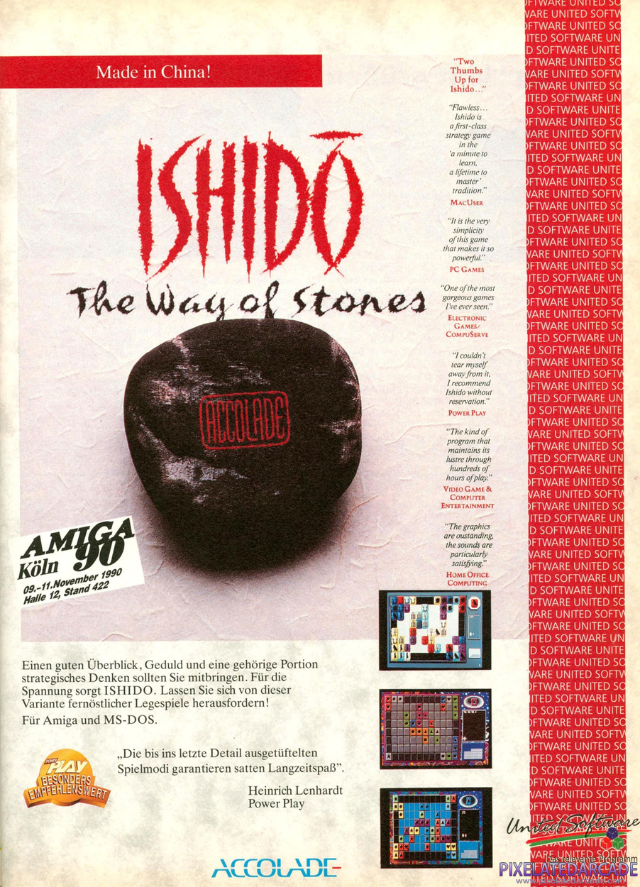 Ishidō: The Way of Stones Advertisement: November 1990 magazine ad