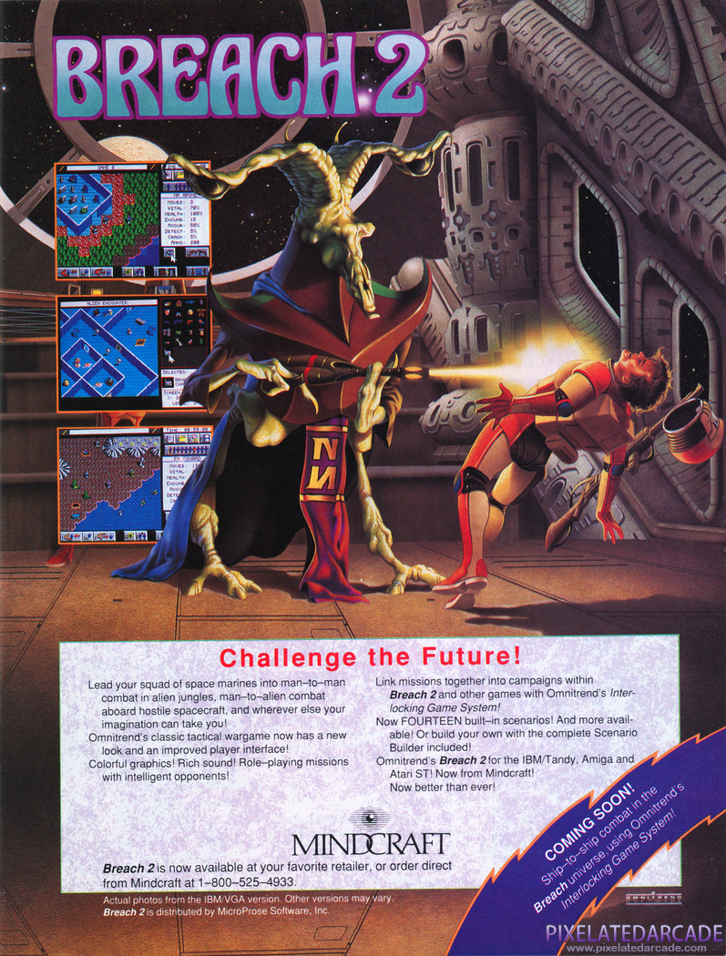 Breach 2 Advertisement: November 1991 magazine ad