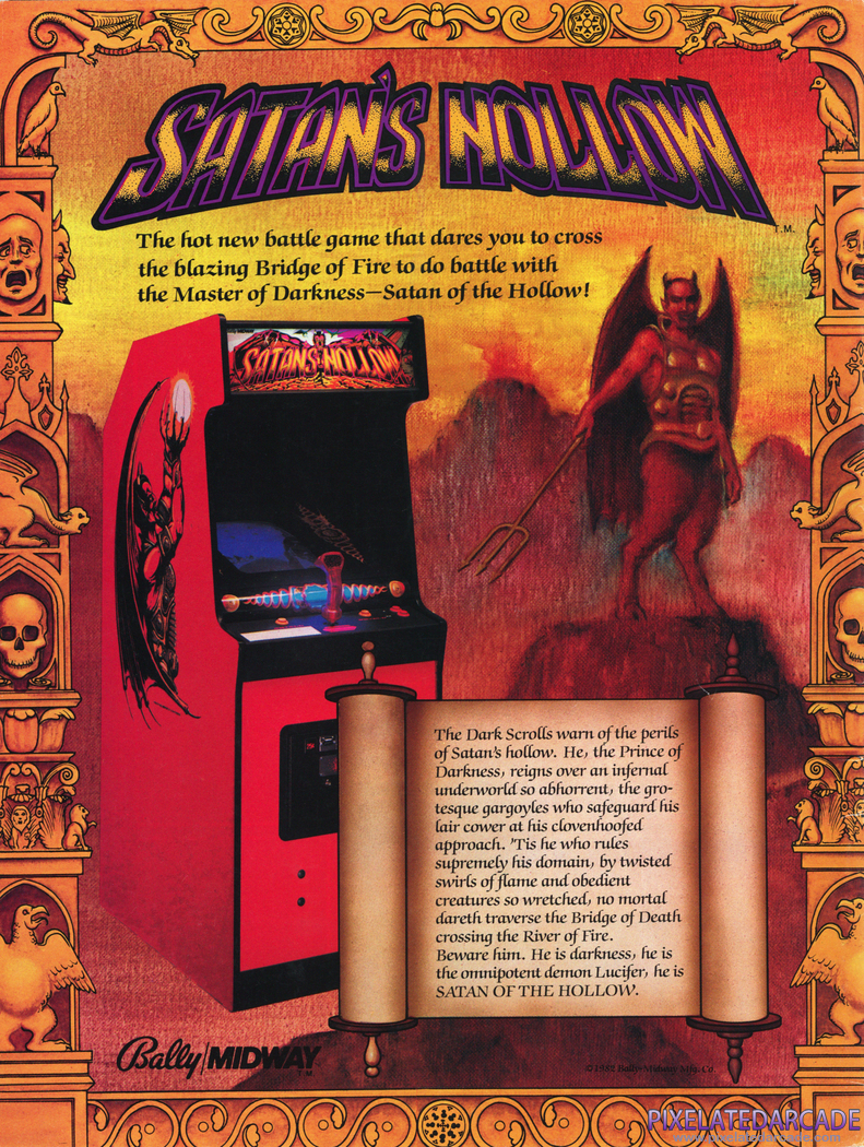 Satan's Hollow Advertisement: January 1983 magazine ad