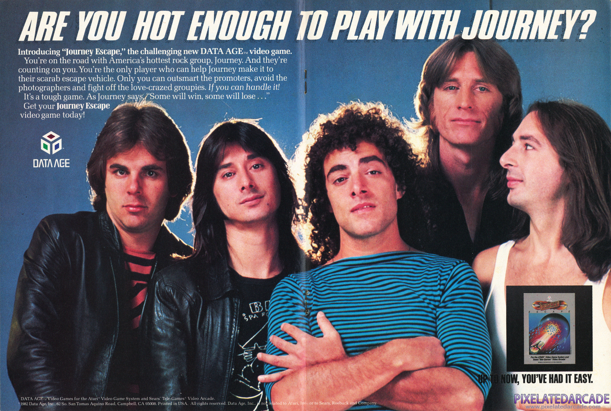 Journey Escape Advertisement: January 1983 magazine ad