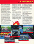 RoadBlasters flyer - Back