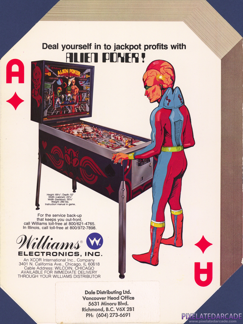 Alien Poker Advertisement: Page 4 (Back)