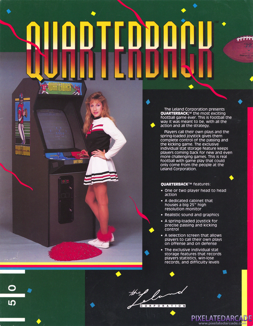 Quarterback Advertisement: Quarterback flyer - Front