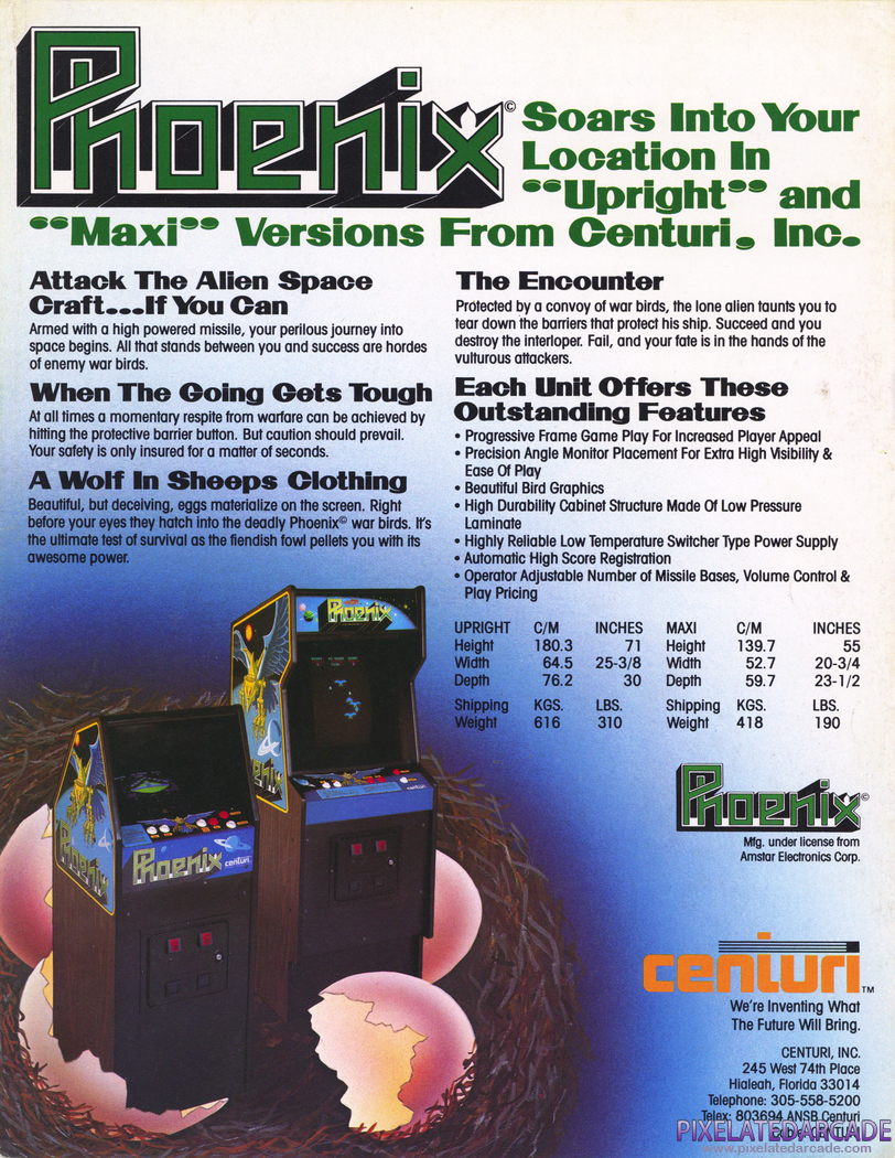 Phoenix Advertisement: Phoenix flyer - Back