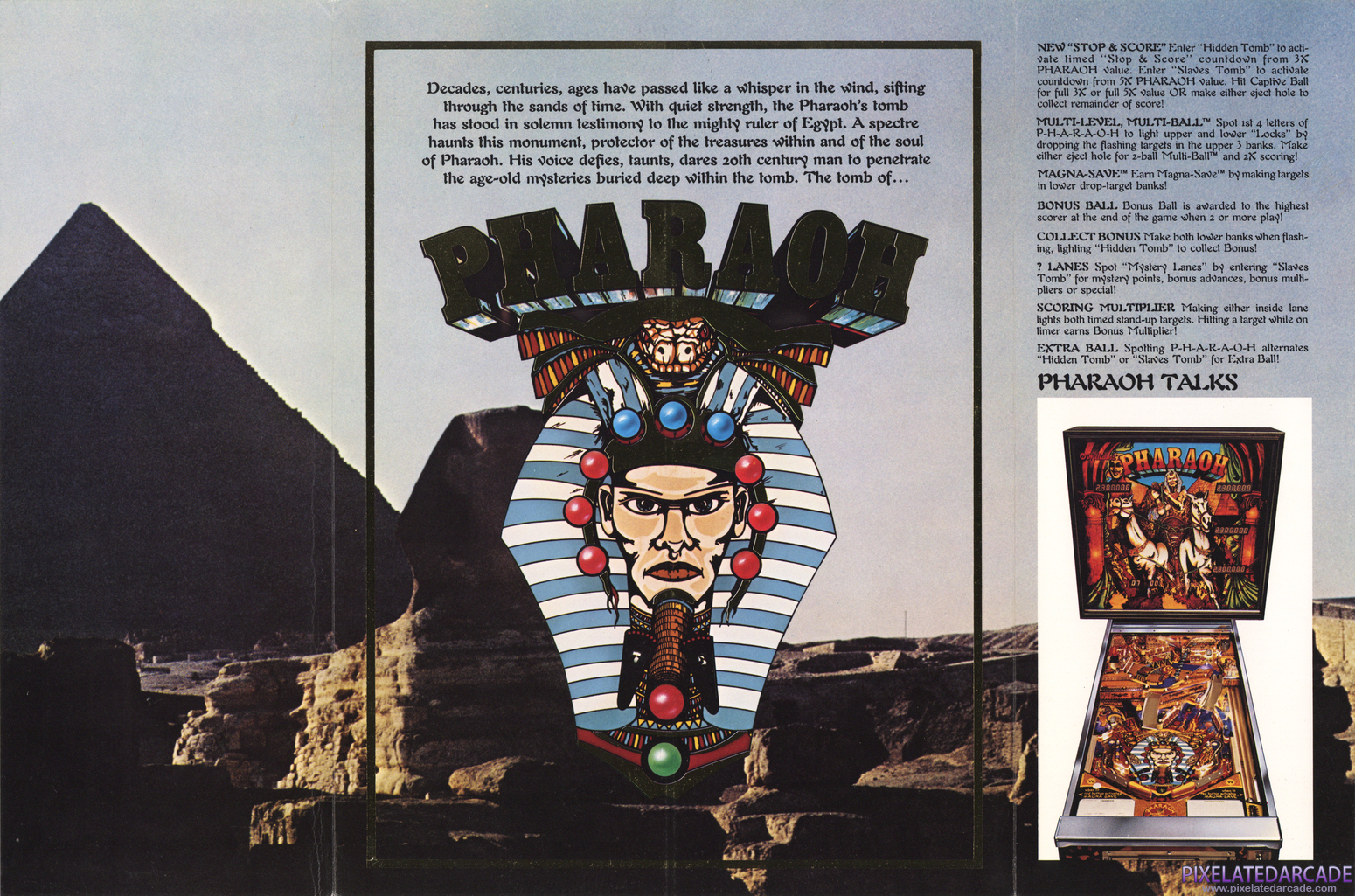 Pharaoh Advertisement: Inside