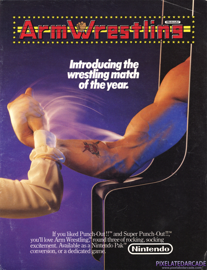 Arm Wrestling Advertisement: Arm Wrestling flyer - Front