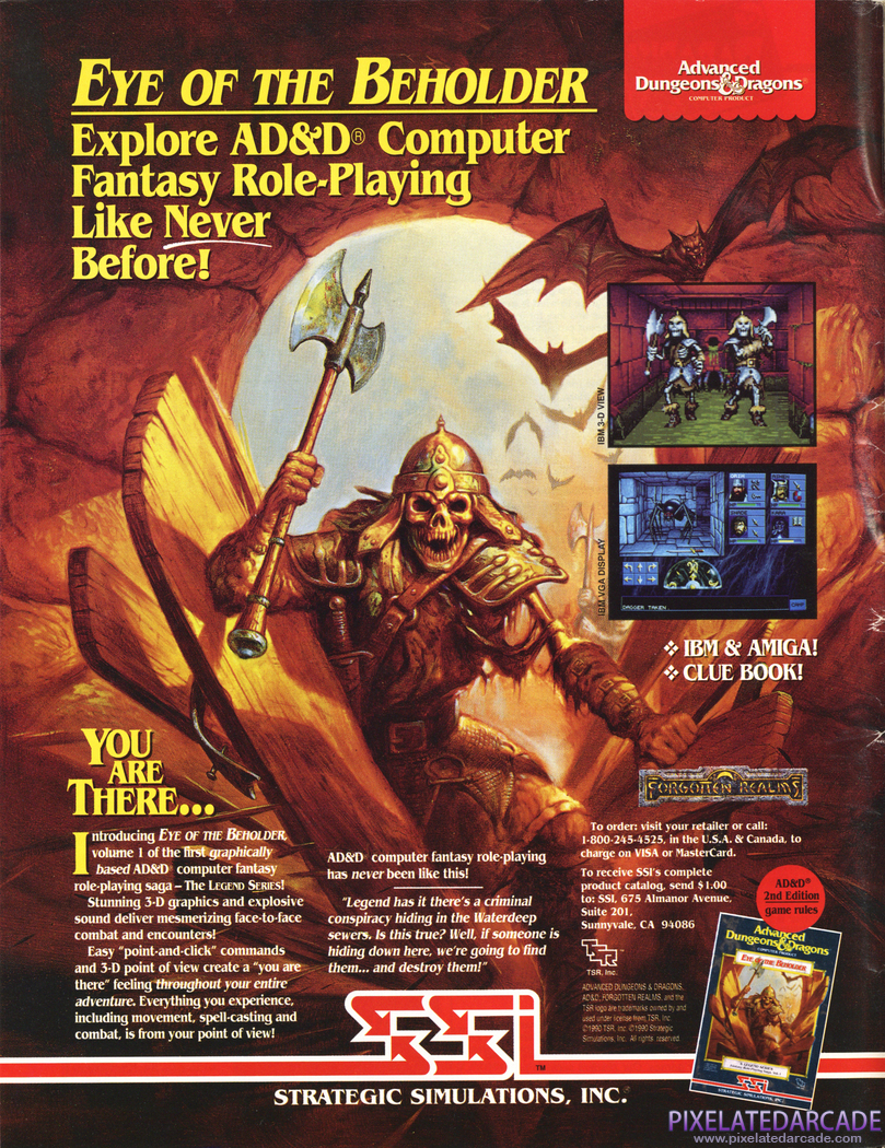 Eye of the Beholder Advertisement: 1991 magazine ad