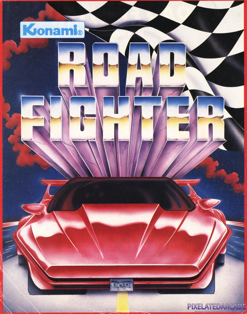 Road Fighter Advertisement: Road Fighter flyer - Front