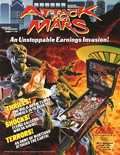 Attack from Mars flyer - Front