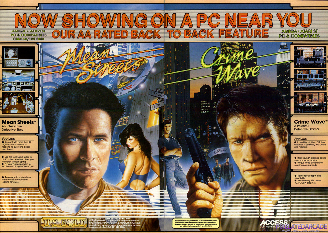 Mean Streets Advertisement: November 1990 magazine ad