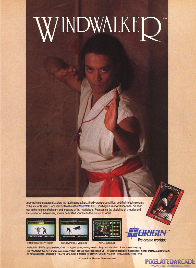 Windwalker Advertisement: December 1989 magazine ad