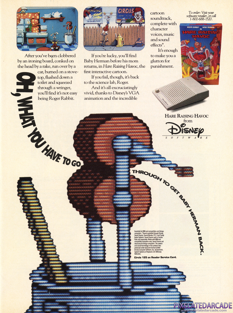 Hare Raising Havoc Advertisement: December 1991 magazine ad