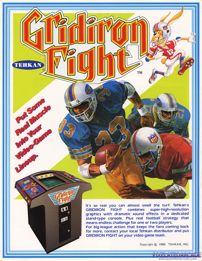 Gridiron Fight Advertisement: Gridiron Fight flyer - Front