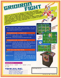 Gridiron Fight flyer - Back