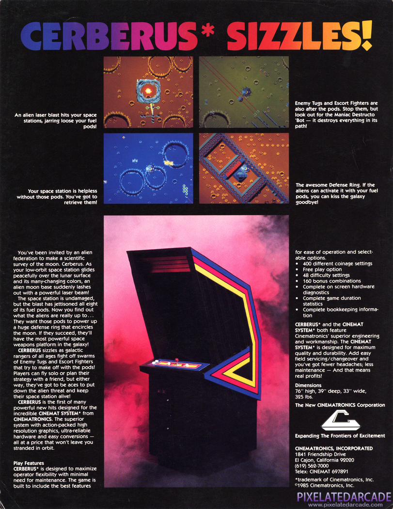 Cerberus Advertisement: Cerberus flyer - Back