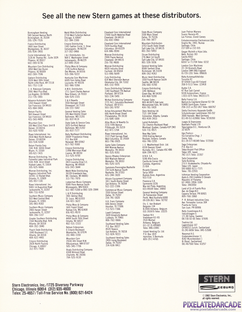 Frenzy Advertisement: Frenzy flyer - Back