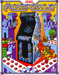 Crystal Castles dedicated cabinet flyer - Front
