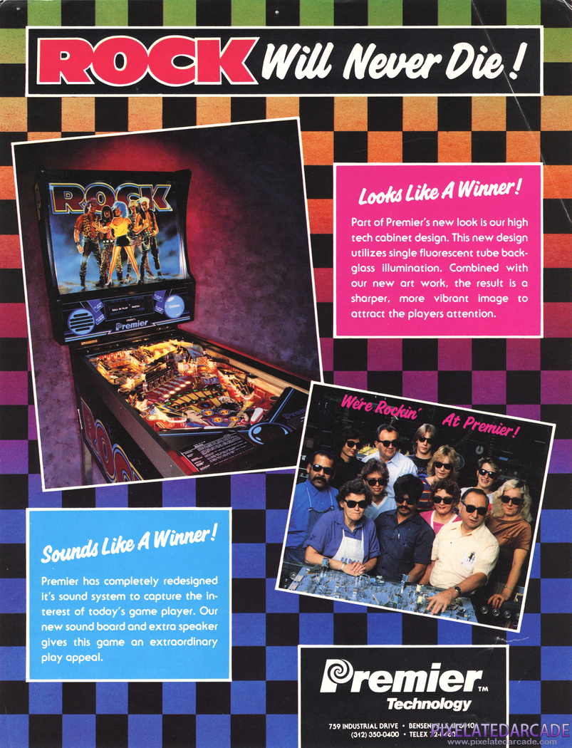 Rock Advertisement: Rock flyer - Back