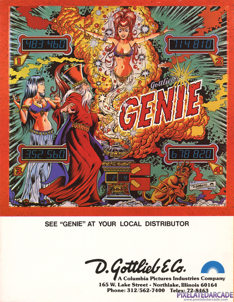 Genie Advertisement: Genie flyer - Back
