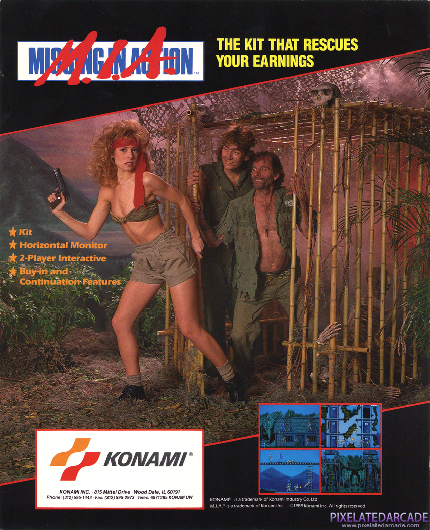 M.I.A.: Missing in Action Advertisement: Missing in Action flyer - Front