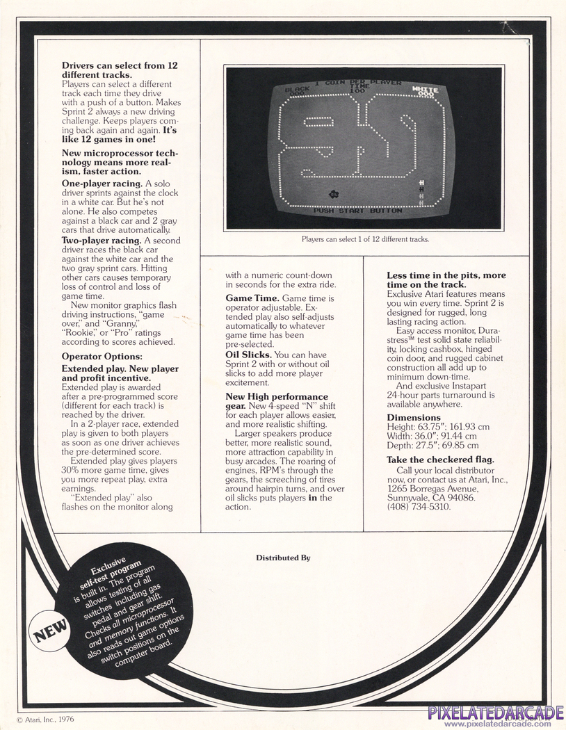 Sprint 2 Advertisement: Sprint 2 flyer - Back