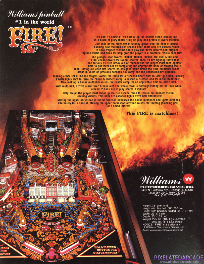 Fire! Advertisement: Fire! flyer - Back