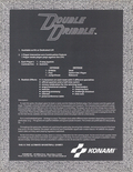 Double Dribble flyer - Back
