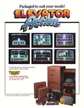 Elevator Action flyer - Back