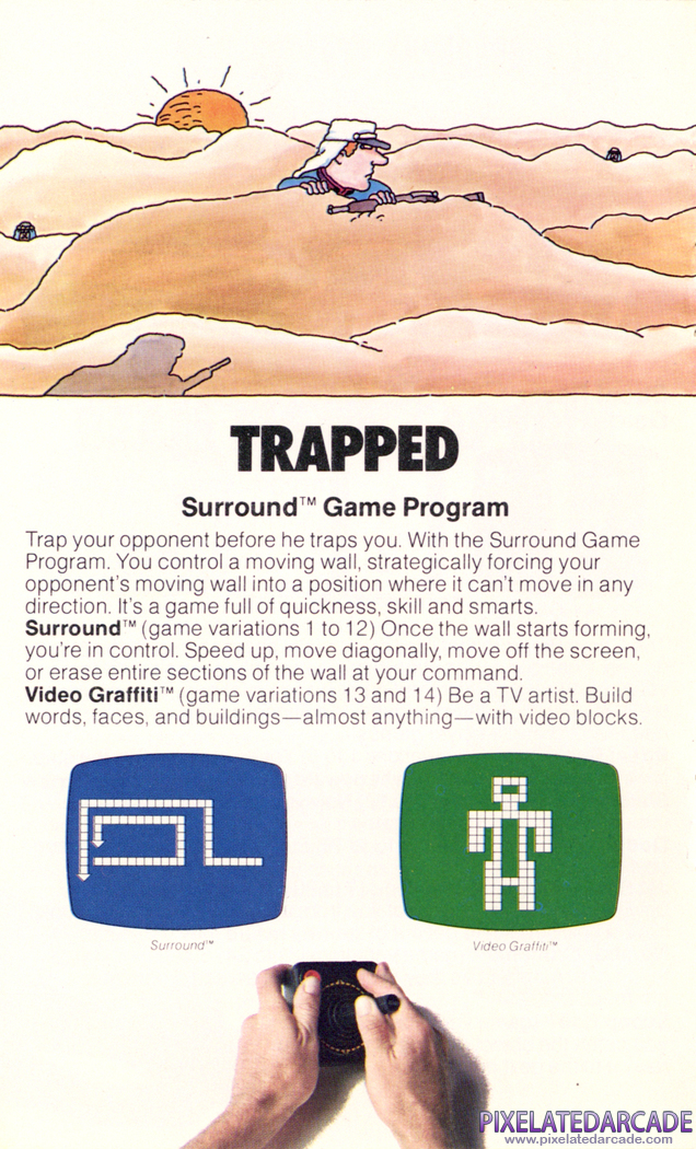 Surround Advertisement: Atari 1977 product catalog